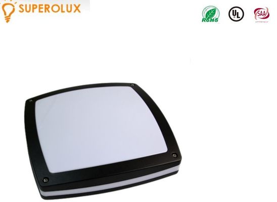 Cina waterproof 1600 lumen IP65 Outdoor LED Ceiling Light black cover die cast aluminum pemasok