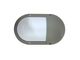 PF 0.9 CRI 80 Corner Bulkhead Outdoor Wall Light For Bathroom Milky PC Cover pemasok