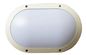 Aluminium Perumahan Oval Bulkhead Security Lighting Terbuka 85-285V 20W 1600lm Osram Chip  Driver pemasok